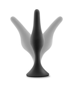 Luxe 3-Piece Silicone Beginner Plug Kit Black