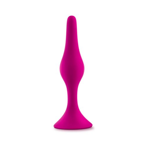 Luxe Silicone Beginner Plug Medium Pink - Image 2