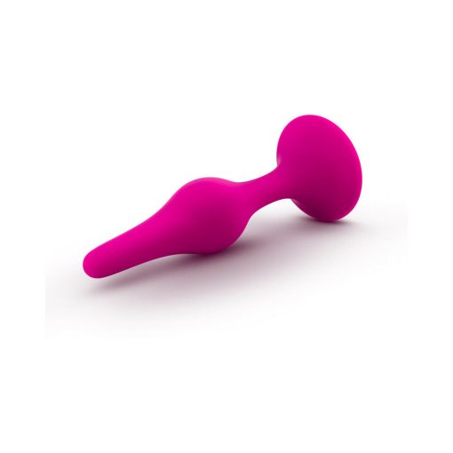 Luxe Silicone Beginner Plug Medium Pink - Image 3