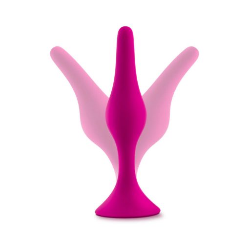 Luxe Silicone Beginner Plug Medium Pink - Image 6