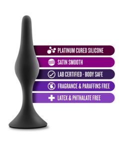 Luxe Silicone Beginner Plug Small Black