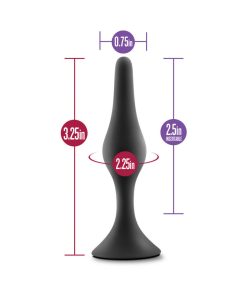 Luxe Silicone Beginner Plug Small Black