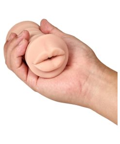 M For Men Angie Oral Stroker With Bullet Vibrator Beige