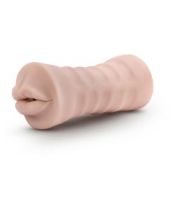 M For Men Skye Oral Stroker With Bullet Vibrator Beige