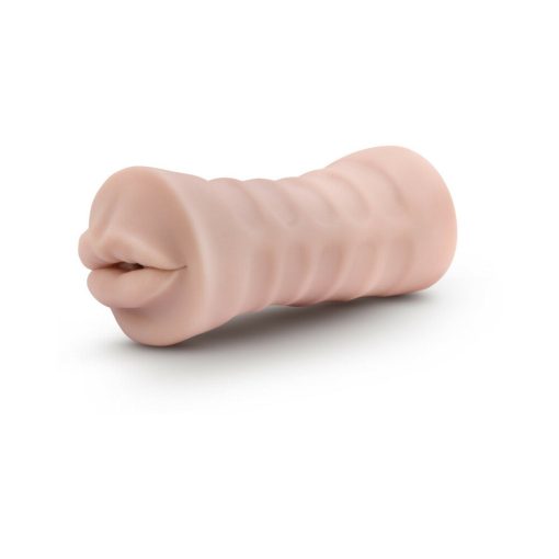 M For Men Skye Oral Stroker With Bullet Vibrator Beige - Image 3