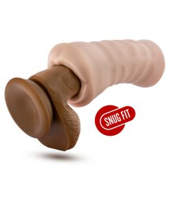 M For Men Skye Oral Stroker With Bullet Vibrator Beige