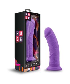 Ruse Jammy Realistic 8 In. Silicone Dildo Purple