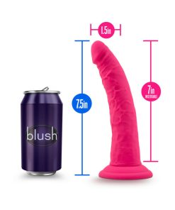 Ruse Jimmy Realistic 7.5 In. Silicone Dildo Hot Pink