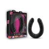 Ruse Realistic 18 In. Silicone Slim Double Dildo Black