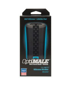 Optimale Truskyn Silicone Stroker Beaded Black