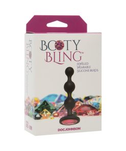 Booty Bling Jeweled Wearable Silicone Beads Pink