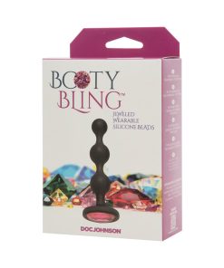 Booty Bling Jeweled Wearable Silicone Beads Pink