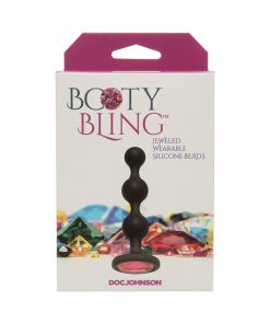 Booty Bling Jeweled Wearable Silicone Beads Pink