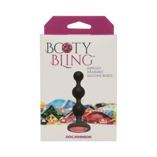 Booty Bling Jeweled Wearable Silicone Beads Pink - Image 5