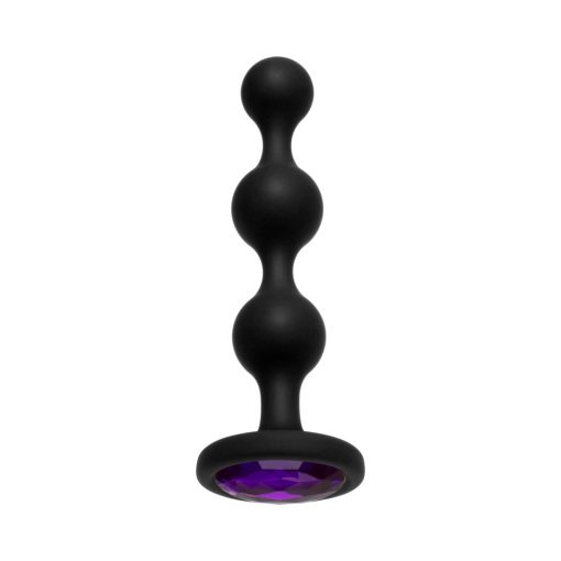 Booty Bling Jeweled Wearable Silicone Beads Purple - Image 2