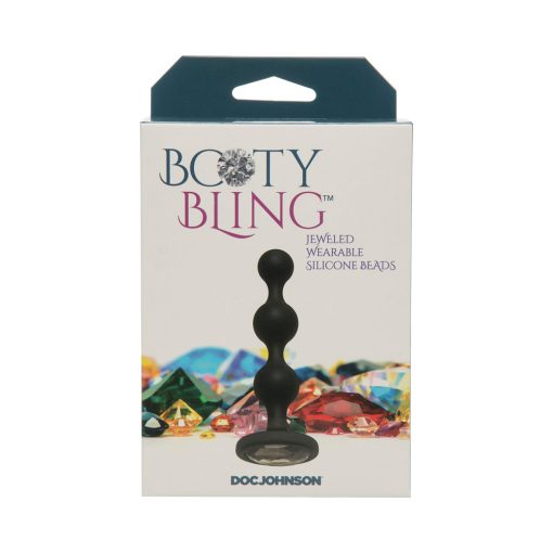 Booty Bling Jeweled Wearable Silicone Beads Silver - Image 5