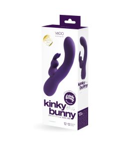 Vedo Kinky Bunny Rechargeable Rabbit Vibrator - Deep Purple