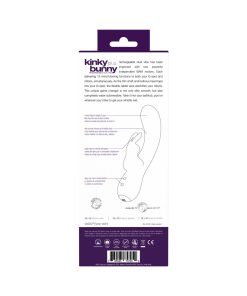 Vedo Kinky Bunny Rechargeable Rabbit Vibrator - Deep Purple