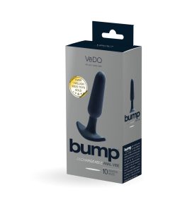 Vedo Bump Rechargeable Anal Vibe - Just Black