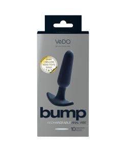 Vedo Bump Rechargeable Anal Vibe - Just Black