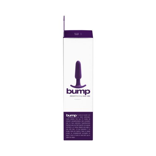 Vedo Bump Rechargeable Anal Vibe - Deep Purple - Image 6