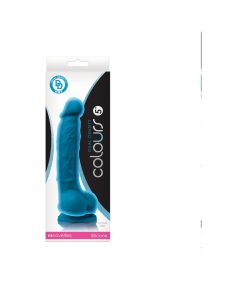 Colours Dual Density 5 In. Dildo Blue