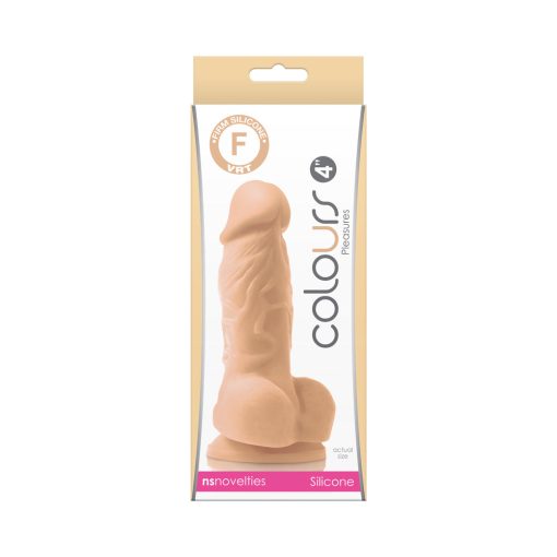 Colours Pleasures 4 In. Dildo Beige