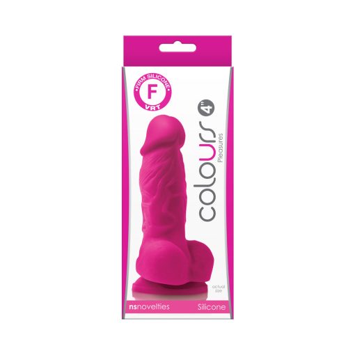 Colours Pleasures 4 In. Dildo Pink
