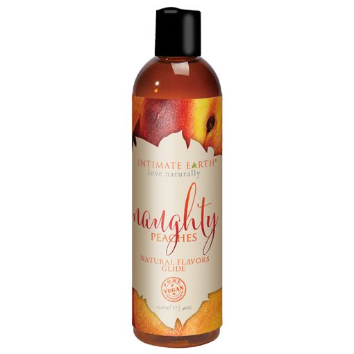 Intimate Earth Naughty Peach Pleasure Glide 120 Ml/4 Oz