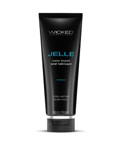 Wicked Jelle Water-Based Anal Lubricant 8 Oz.