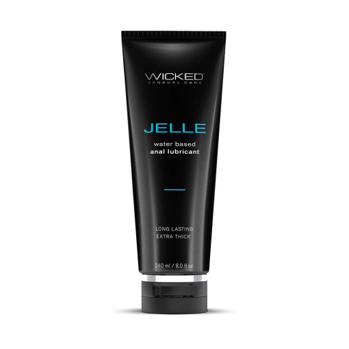 Wicked Jelle Water-Based Anal Lubricant 8 Oz.