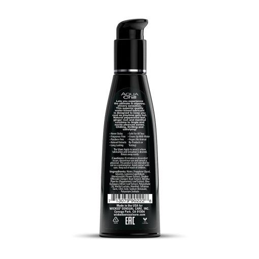 Wicked Aqua Chill Water-Based Cooling Lubricant 4 Oz. - Image 2