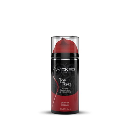 Wicked Toy Fever Warming Lubricant Gel For Toys 3.3 Oz.