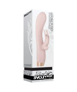 Evolved Golden Bunny – Rose Gold Silicone Rabbit Vibrator, Waterproof