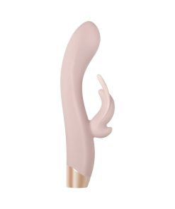 Evolved Golden Bunny – Rose Gold Silicone Rabbit Vibrator, Waterproof