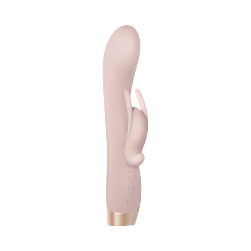 Evolved Golden Bunny – Rose Gold Silicone Rabbit Vibrator, Waterproof - Image 4