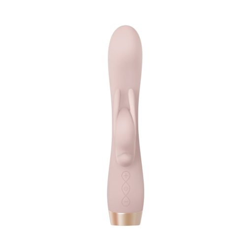 Evolved Golden Bunny – Rose Gold Silicone Rabbit Vibrator, Waterproof - Image 5