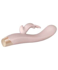 Evolved Golden Bunny – Rose Gold Silicone Rabbit Vibrator, Waterproof
