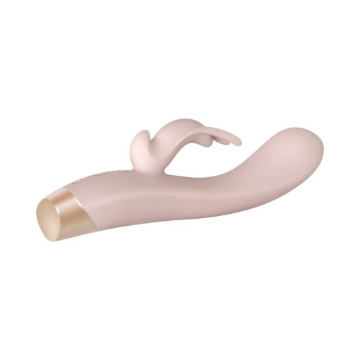 Evolved Golden Bunny – Rose Gold Silicone Rabbit Vibrator, Waterproof - Image 7