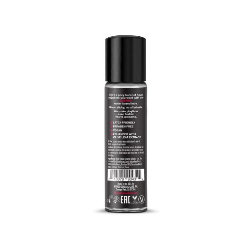 Wicked Aqua Cherry Water-Based Lubricant 1 Oz. - Image 2