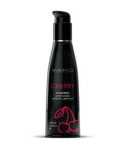 Wicked Aqua Cherry Water-Based Lubricant 4 Oz.