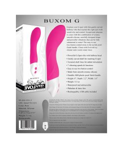 Evolved Buxom G Rechargeable Silicone G-Spot Vibrator Pink