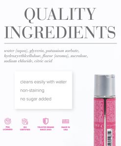 Jo Candy Shop Cotton Candy Flavored Water-Based Lubricant 2 Oz.