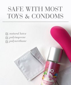 Jo Candy Shop Cotton Candy Flavored Water-Based Lubricant 2 Oz.