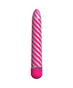 Classix Sweet Swirl 8 In. Slimline Vibrator Pink
