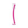 Classix Double Whammy 17.25 In. Flexible Dual-Ended Dildo Pink