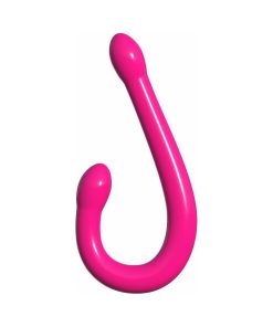 Classix Double Whammy 17.25 In. Flexible Dual-Ended Dildo Pink