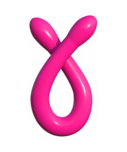 Classix Double Whammy 17.25 In. Flexible Dual-Ended Dildo Pink