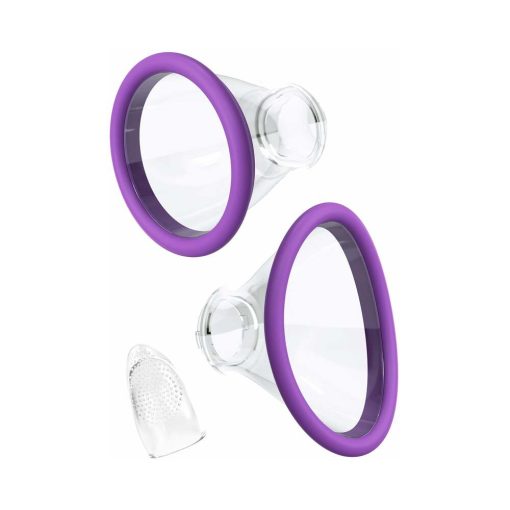 Fantasy For Her Her Ultimate Pleasure Dual-Ended Vibrator With Licking Suction Purple - Image 5