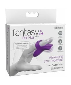 Fantasy For Her Rechargeable Adjustable Silicone Her Finger Vibe Purple